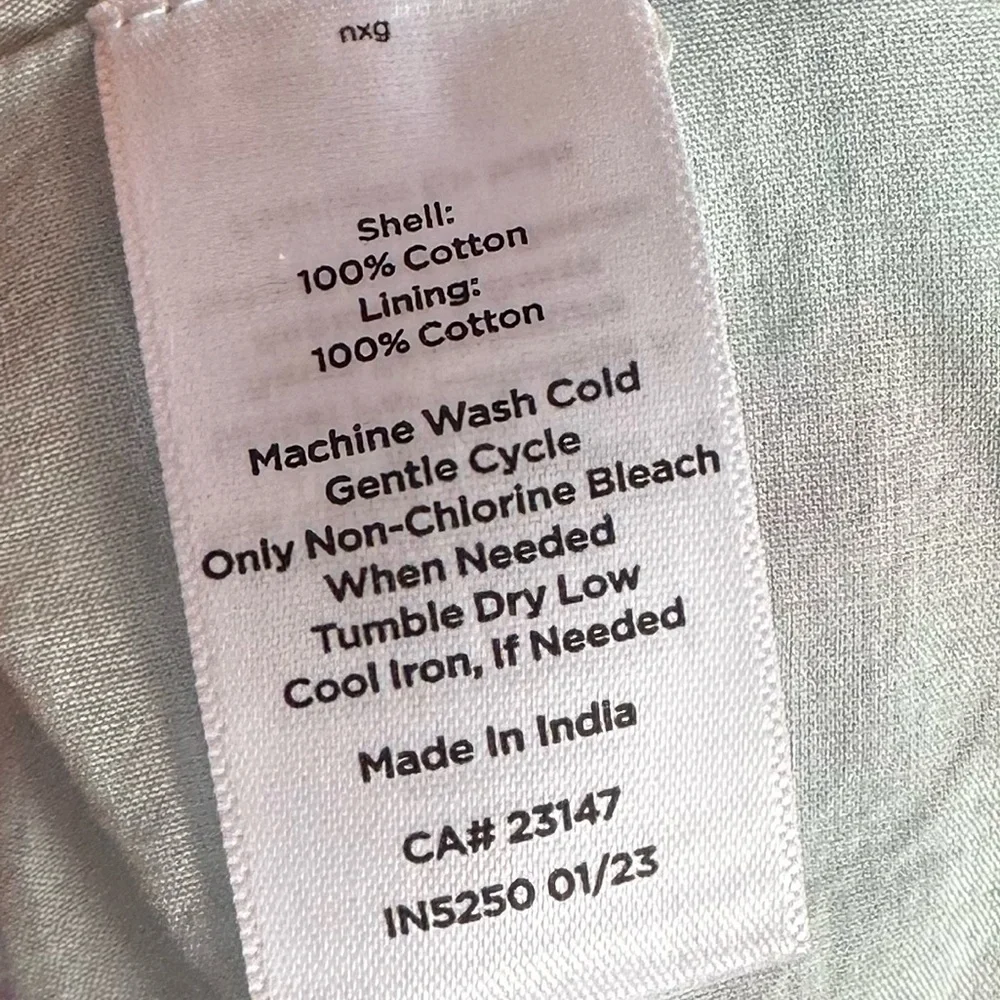 Talbots 2 Petite Floral Cotton Maxi Dress Sleeveless Scoop Neck Belted - Picture 8 of 8